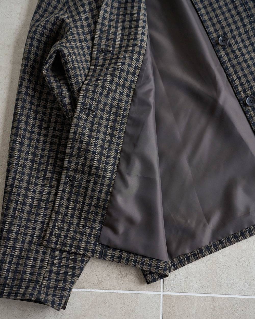 Check Coverall Jacket Check Coverall Jacket,チェック カバーオール ジャケット,62620102,ジャケット,JK,アウター,羽織,チェック柄,ànuke,アンヌーク,lifes,ライフズ,26ss,26fall,26aw