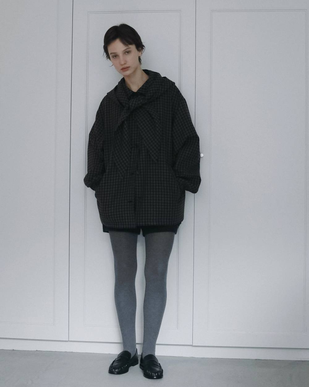 Check Coverall Jacket Check Coverall Jacket,チェック カバーオール ジャケット,62620102,ジャケット,JK,アウター,羽織,チェック柄,ànuke,アンヌーク,lifes,ライフズ,26ss,26fall,26aw