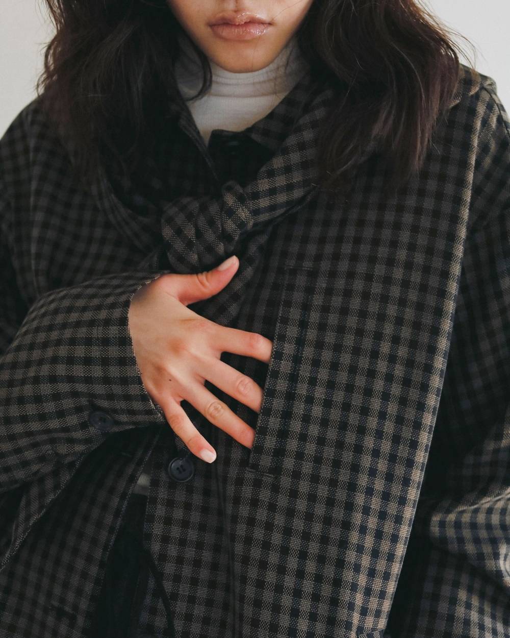 Check Coverall Jacket Check Coverall Jacket,チェック カバーオール ジャケット,62620102,ジャケット,JK,アウター,羽織,チェック柄,ànuke,アンヌーク,lifes,ライフズ,26ss,26fall,26aw