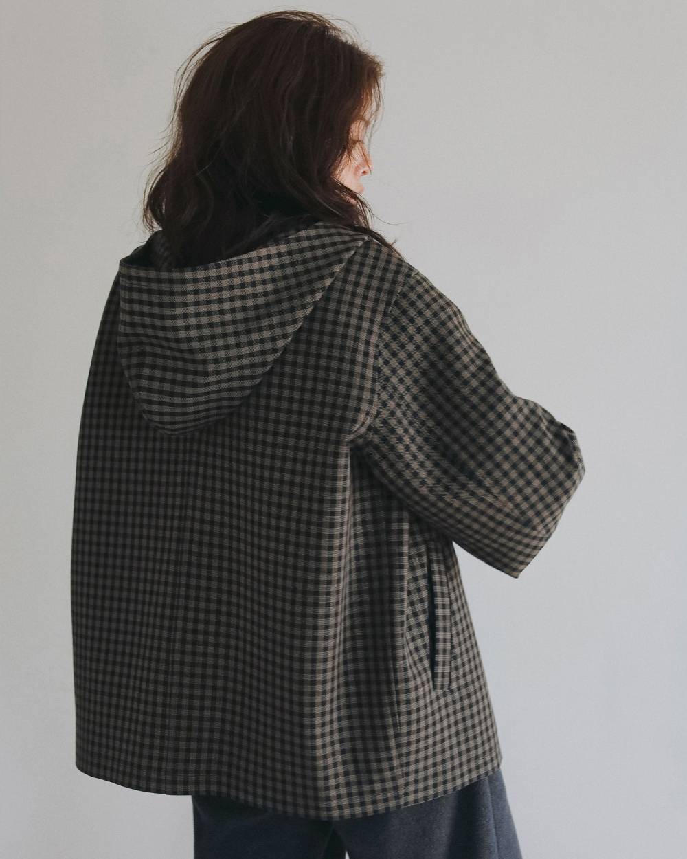 Check Coverall Jacket Check Coverall Jacket,チェック カバーオール ジャケット,62620102,ジャケット,JK,アウター,羽織,チェック柄,ànuke,アンヌーク,lifes,ライフズ,26ss,26fall,26aw