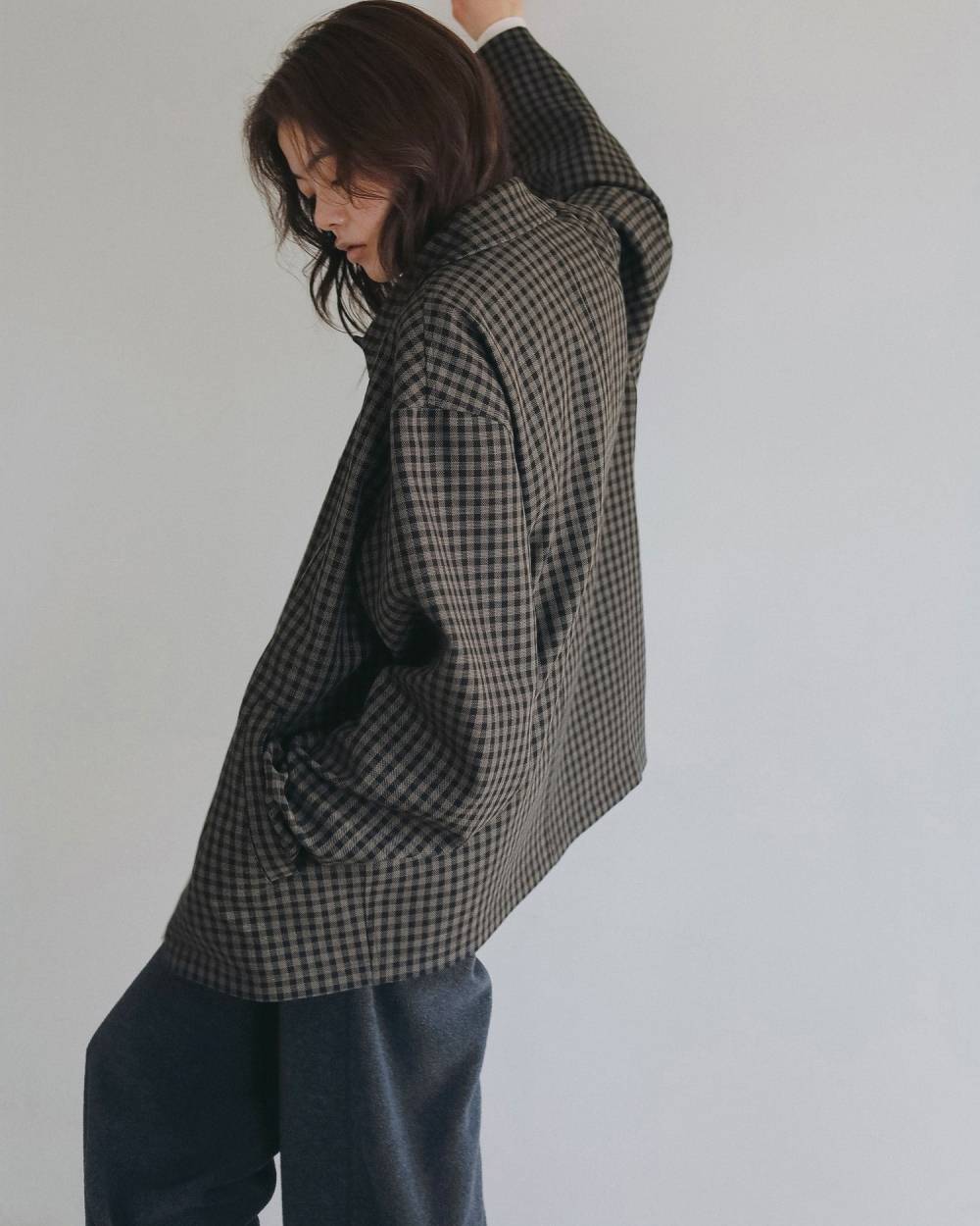 Check Coverall Jacket Check Coverall Jacket,チェック カバーオール ジャケット,62620102,ジャケット,JK,アウター,羽織,チェック柄,ànuke,アンヌーク,lifes,ライフズ,26ss,26fall,26aw