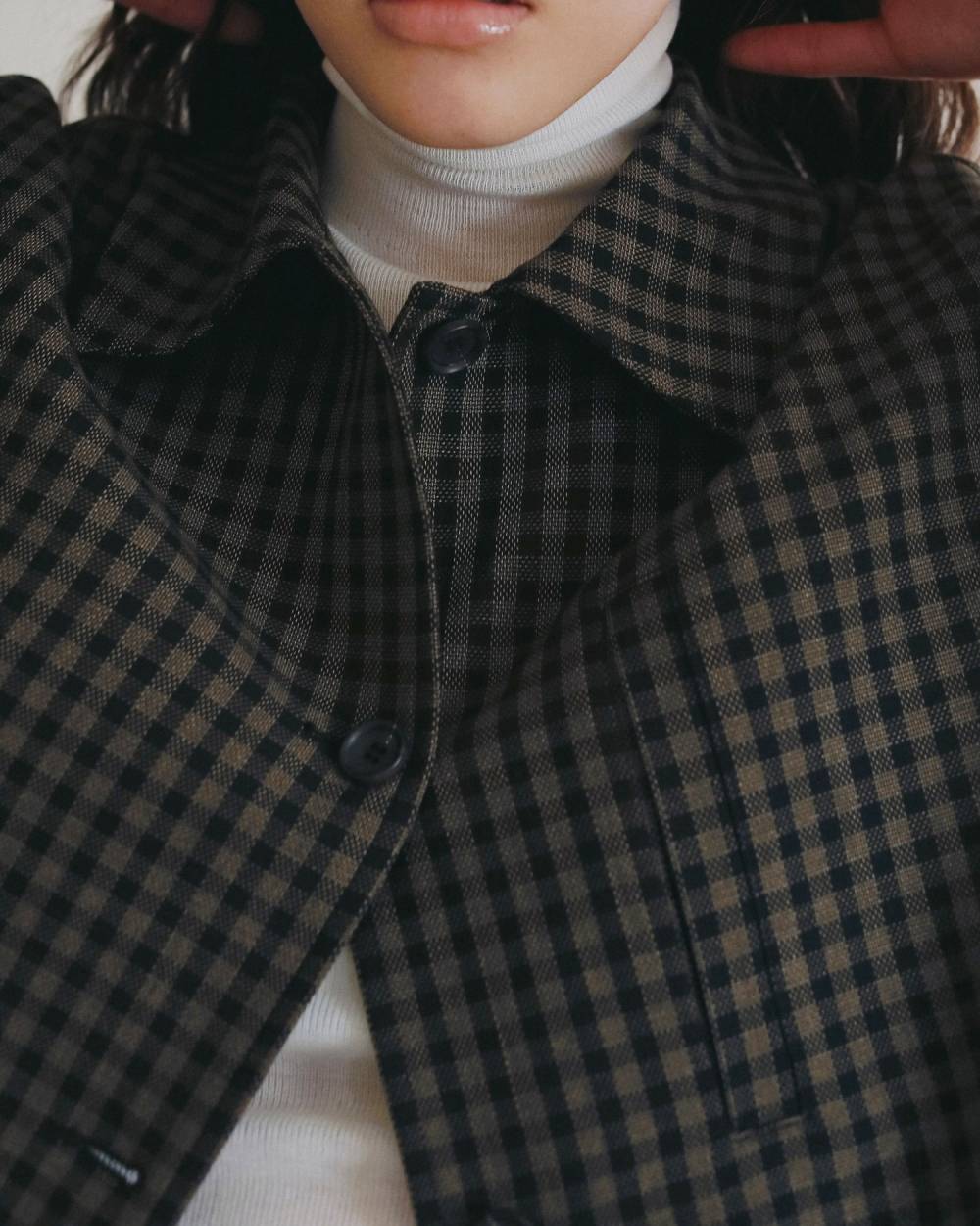 Check Coverall Jacket Check Coverall Jacket,チェック カバーオール ジャケット,62620102,ジャケット,JK,アウター,羽織,チェック柄,ànuke,アンヌーク,lifes,ライフズ,26ss,26fall,26aw