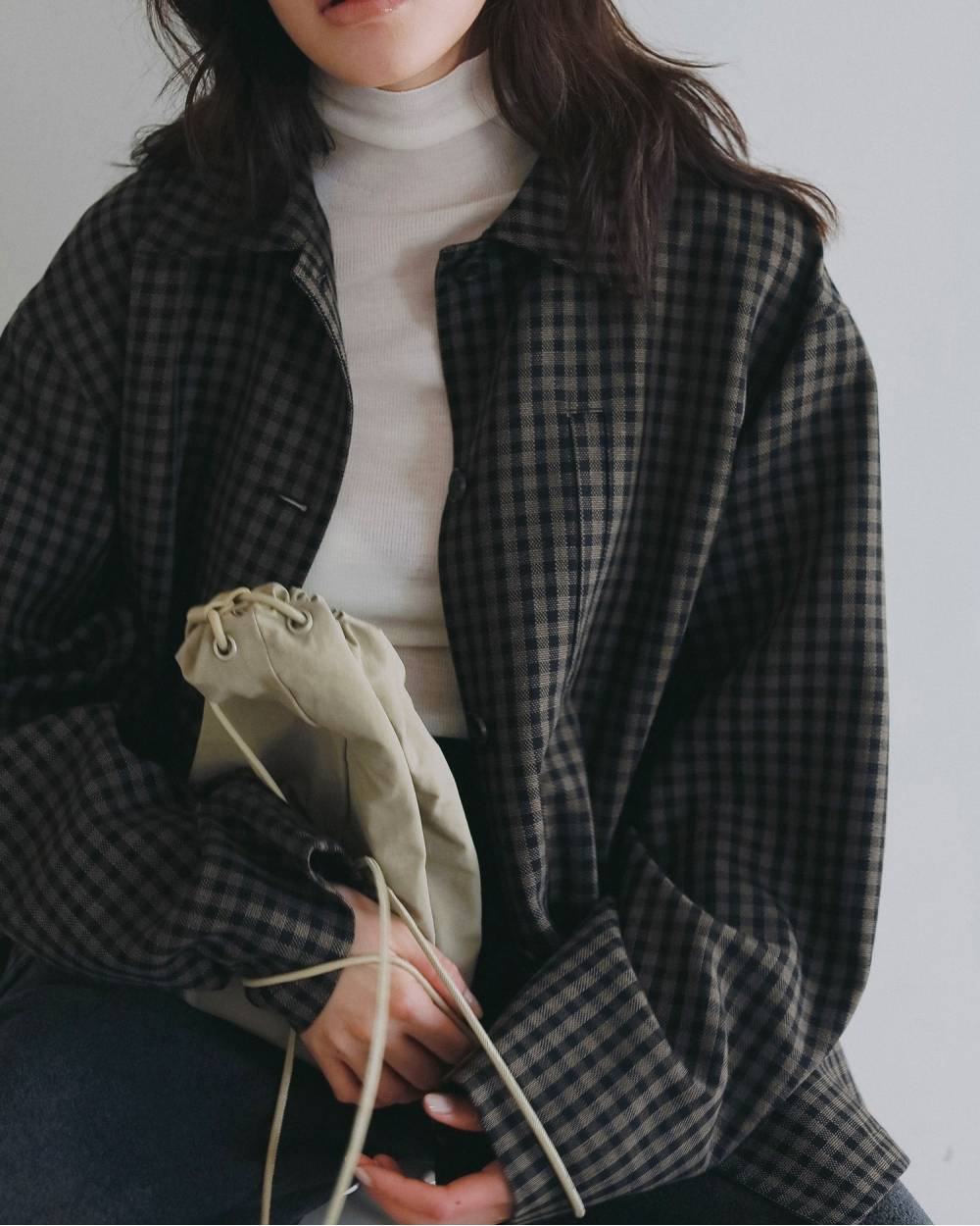 Check Coverall Jacket Check Coverall Jacket,チェック カバーオール ジャケット,62620102,ジャケット,JK,アウター,羽織,チェック柄,ànuke,アンヌーク,lifes,ライフズ,26ss,26fall,26aw