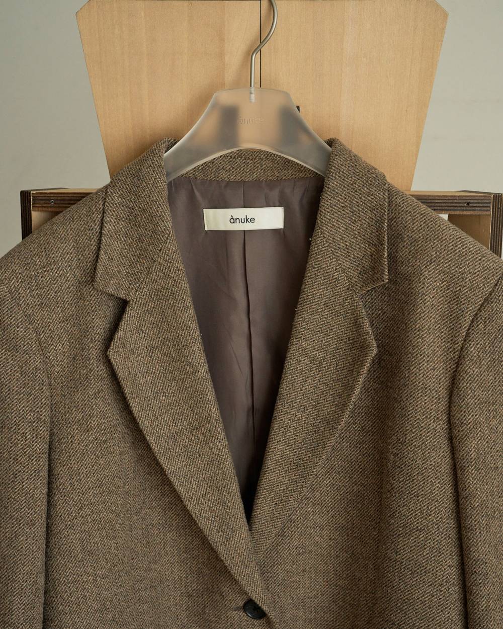 Herringbone Wool Jacket Herringbone Wool Jacket,ヘリンボーン ウール ジャケット,62510903,ジャケット,JK,羽織,アウター,オーバージャケット,オーバーサイズ,ànuke,アンヌーク,lifes,ライフズ,26ss,26fall,26aw