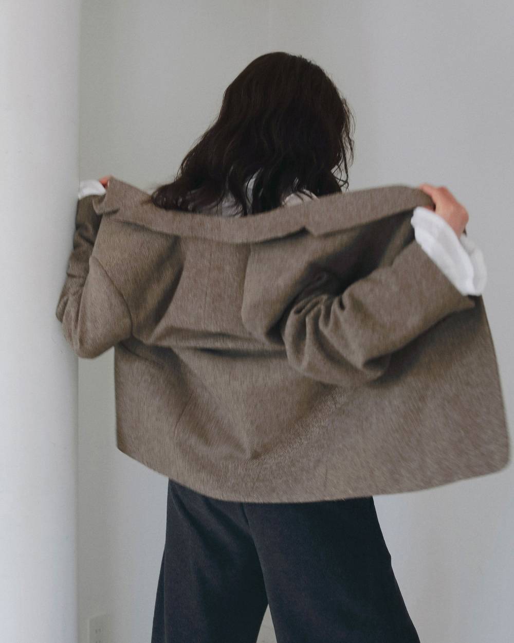 Herringbone Wool Jacket Herringbone Wool Jacket,ヘリンボーン ウール ジャケット,62510903,ジャケット,JK,羽織,アウター,オーバージャケット,オーバーサイズ,ànuke,アンヌーク,lifes,ライフズ,26ss,26fall,26aw