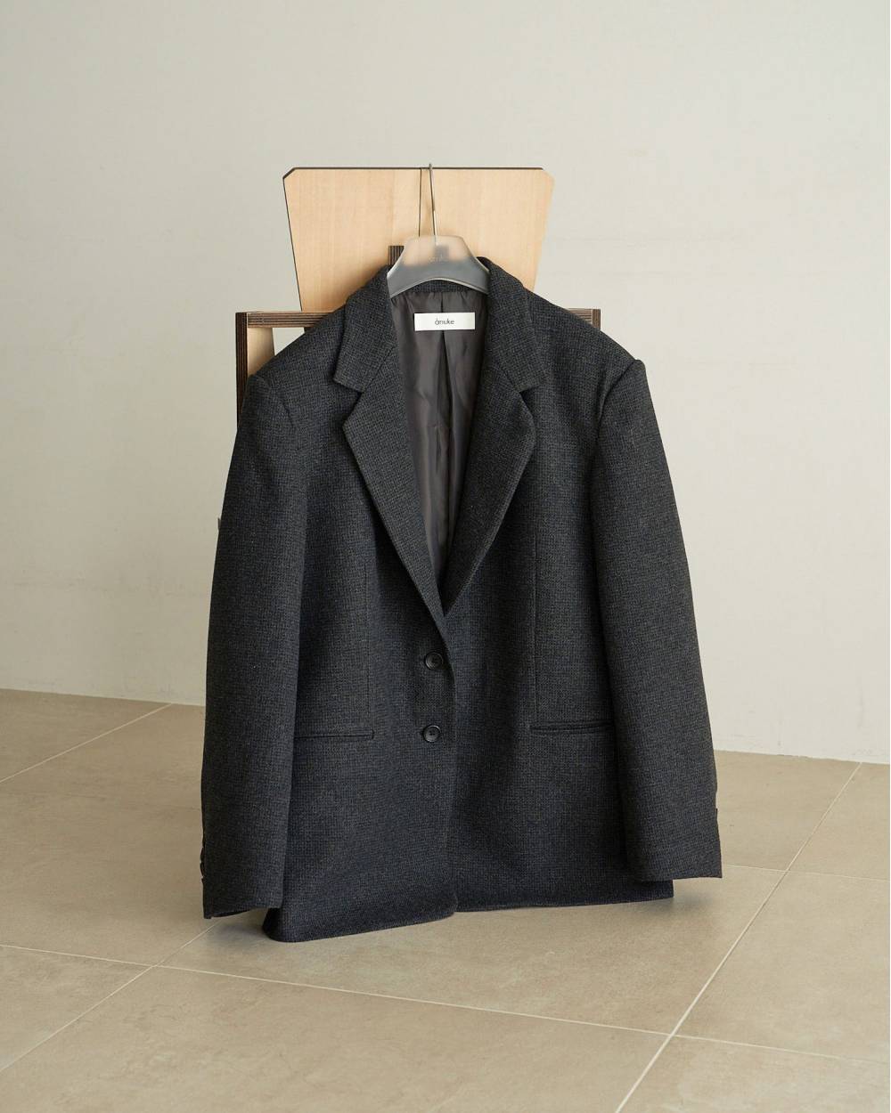 Herringbone Wool Jacket Herringbone Wool Jacket,ヘリンボーン ウール ジャケット,62510903,ジャケット,JK,羽織,アウター,オーバージャケット,オーバーサイズ,ànuke,アンヌーク,lifes,ライフズ,26ss,26fall,26aw
