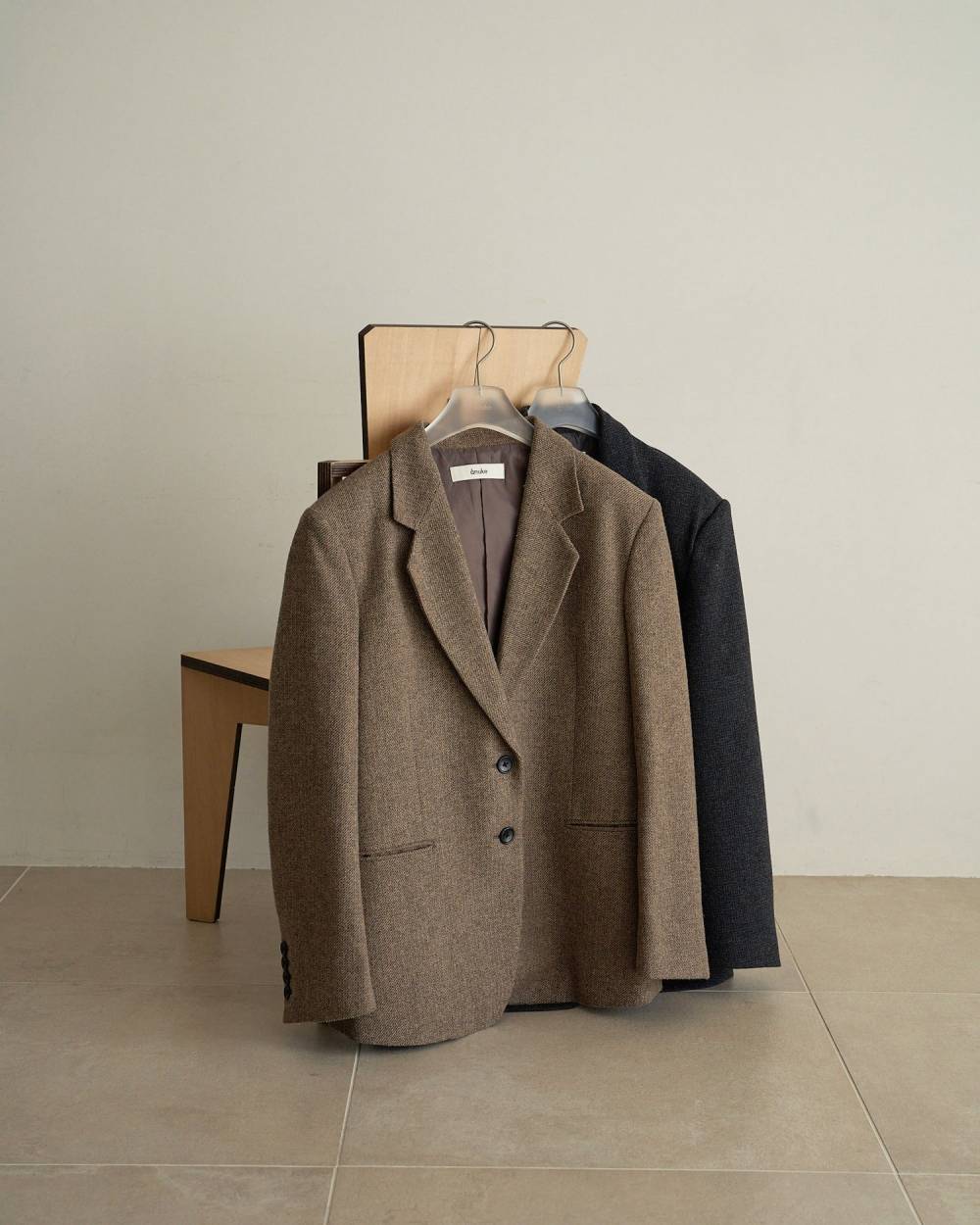 Herringbone Wool Jacket Herringbone Wool Jacket,ヘリンボーン ウール ジャケット,62510903,ジャケット,JK,羽織,アウター,オーバージャケット,オーバーサイズ,ànuke,アンヌーク,lifes,ライフズ,26ss,26fall,26aw