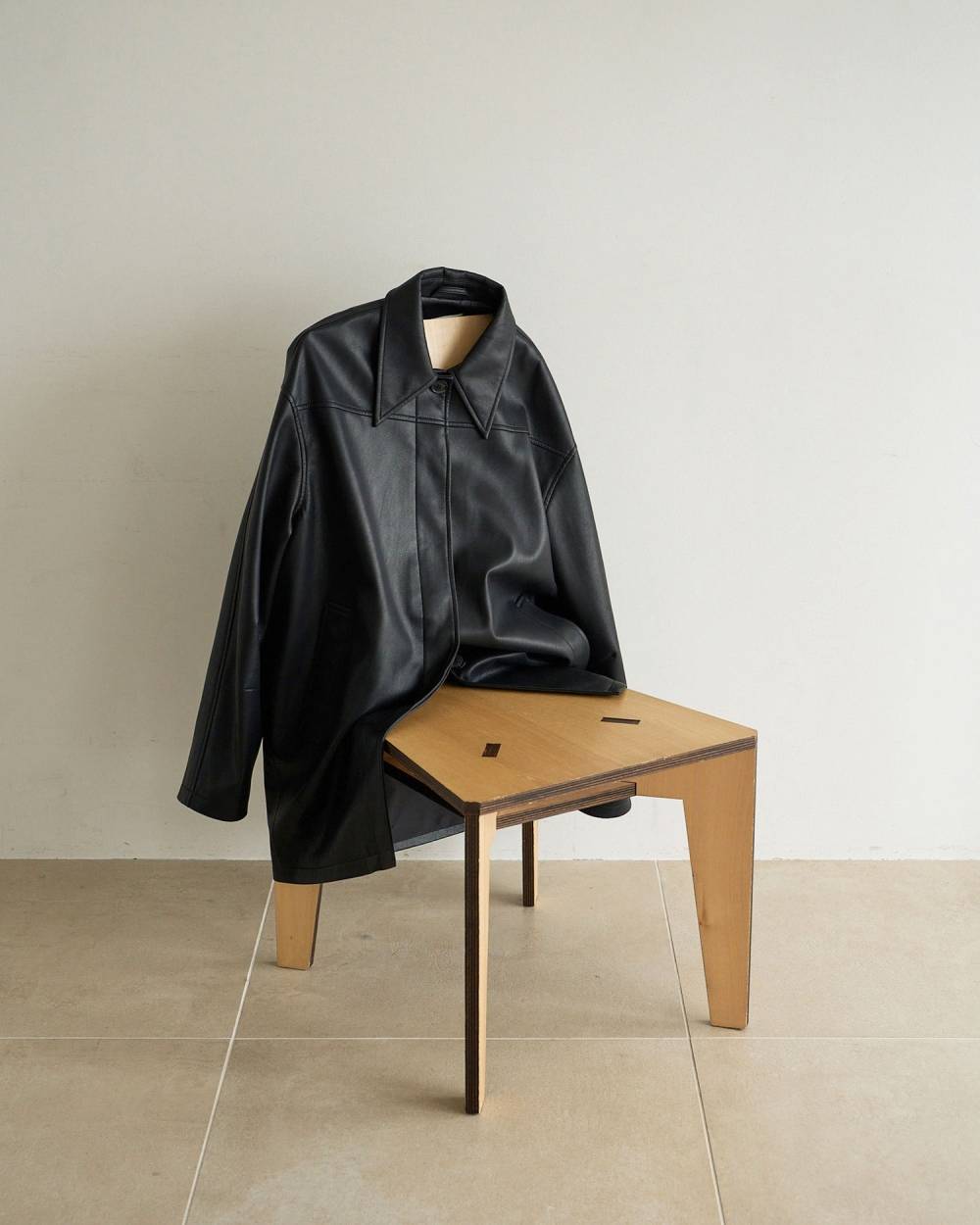 Ecoleather Over Jacket Ecoleather Over Jacket,エコレザー オーバー ジャケット,62620105,アウター,ジャケット,JK,羽織,ànuke,アンヌーク,lifes,ライフズ,26ss,26fall,26aw