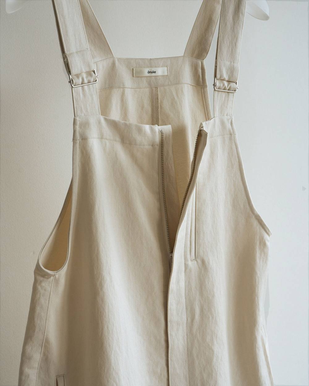 Cotton Wide Salopette Cotton Wide Salopette,コットン ワイド サロペット,62620304,サロペット,サロペットパンツ,ワンピース,ワンピ,つなぎ,オーバーオール,ànuke,アンヌーク,lifes,ライフズ,26ss,26fall,26aw