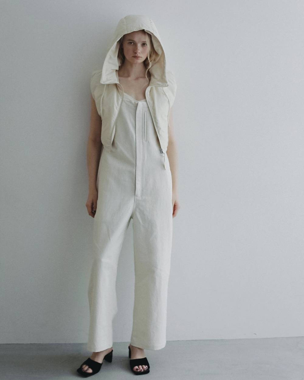 Cotton Wide Salopette Cotton Wide Salopette,コットン ワイド サロペット,62620304,サロペット,サロペットパンツ,ワンピース,ワンピ,つなぎ,オーバーオール,ànuke,アンヌーク,lifes,ライフズ,26ss,26fall,26aw