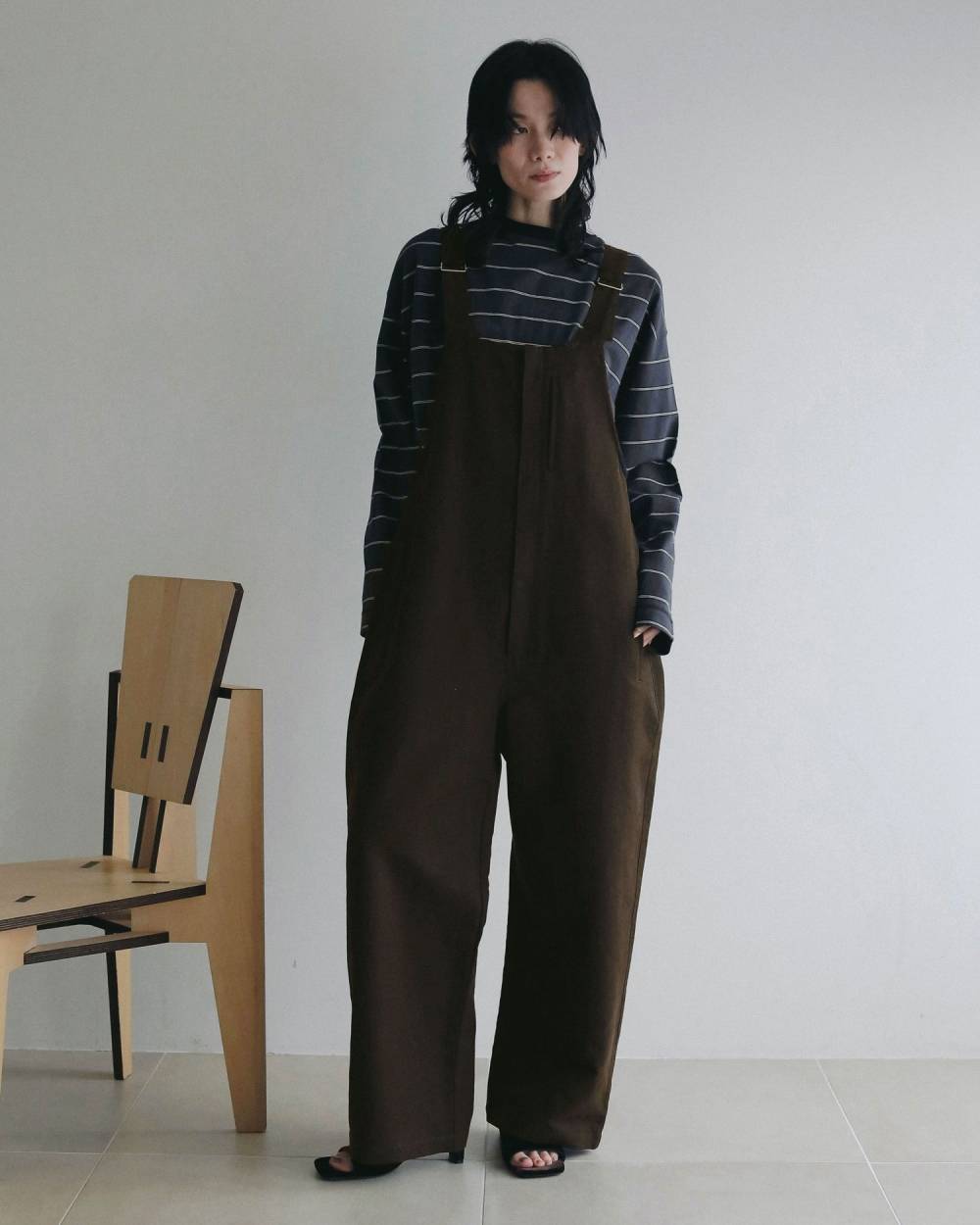 Cotton Wide Salopette Cotton Wide Salopette,コットン ワイド サロペット,62620304,サロペット,サロペットパンツ,ワンピース,ワンピ,つなぎ,オーバーオール,ànuke,アンヌーク,lifes,ライフズ,26ss,26fall,26aw