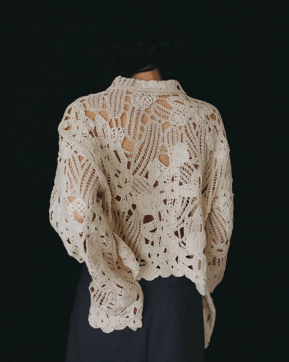 Embroidery Over Shirts Embroidery Over Shirts,エンブロイダリー オーバー シャツ,62620402,トップス,シャツ,レースシャツ,ànuke,アンヌーク,lifes,ライフズ,26ss,26fall,26aw