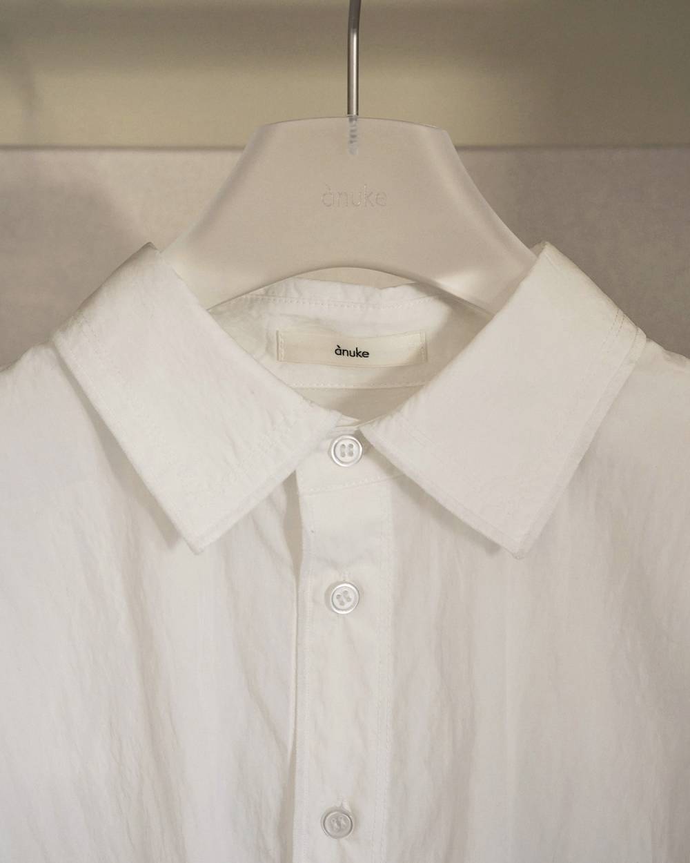 Sheer Compact Shirts Sheer Compact Shirts,シアー コンパクト シャツ,62620411,トップス,シャツ,透け感,ànuke,アンヌーク,lifes,ライフズ,26ss,26fall,26aw