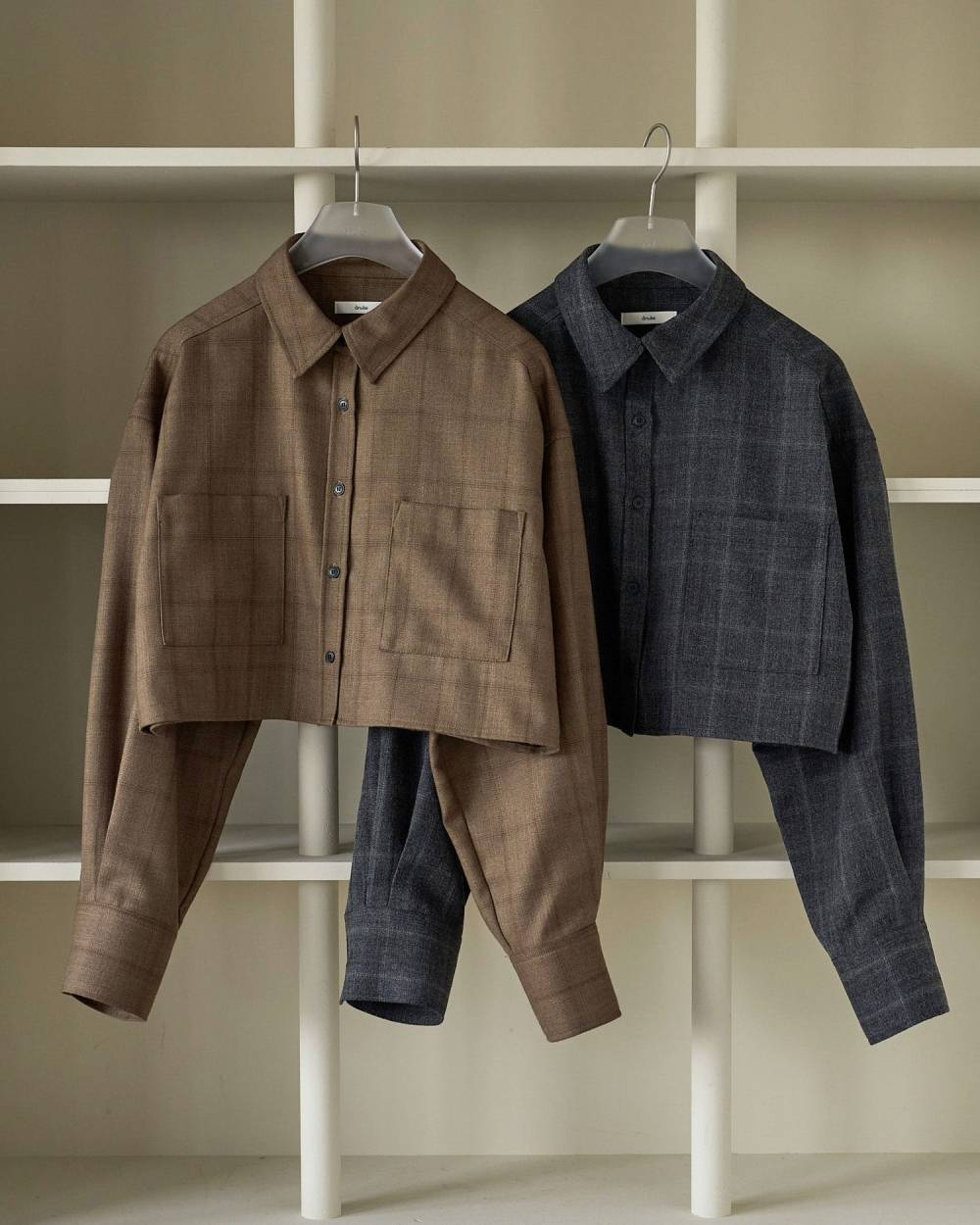 Short Check Shirts Short Check Shirts,ショート チェック シャツ,62620412,シャツ,チェック,柄,ショート丈,シャツトップス,トップス,羽織,ànuke,アンヌーク,lifes,ライフズ,26ss,26fall,26aw