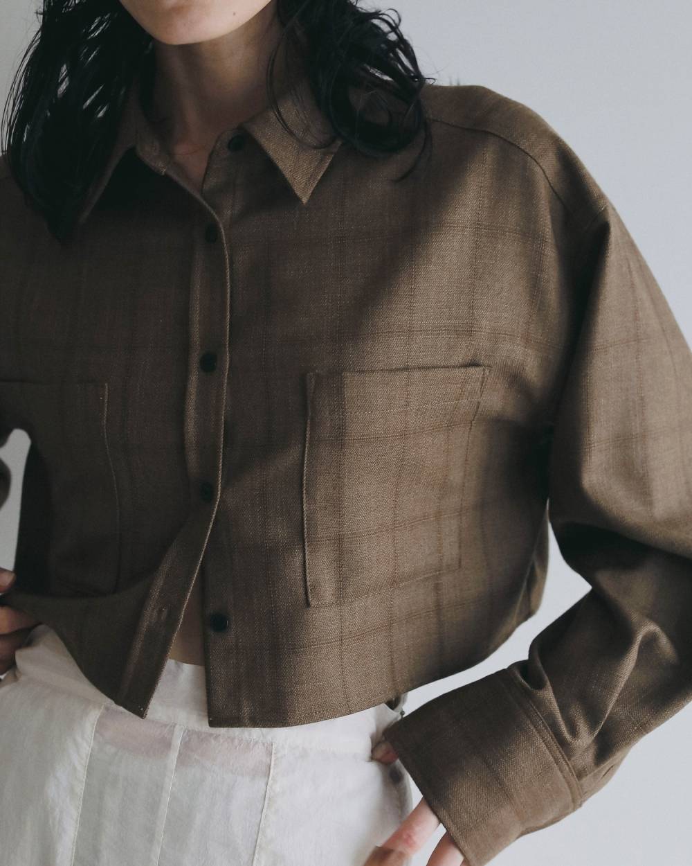 Short Check Shirts Short Check Shirts,ショート チェック シャツ,62620412,シャツ,チェック,柄,ショート丈,シャツトップス,トップス,羽織,ànuke,アンヌーク,lifes,ライフズ,26ss,26fall,26aw