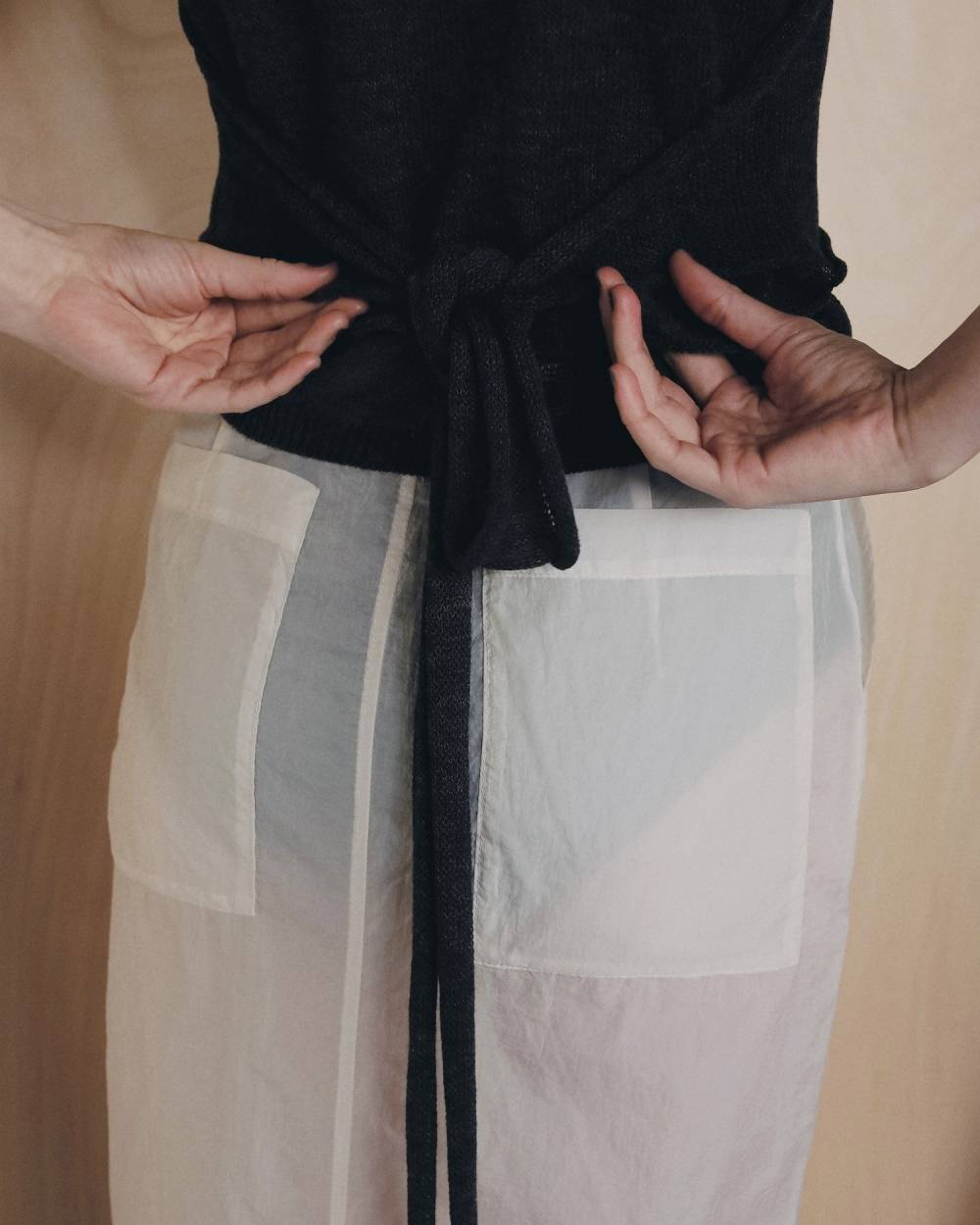 Wrapcami Layered Knit Wrapcami Layered Knit,ラップキャミ レイヤード ニット,62620503,トップス,ニット,ニットトップス,ànuke,アンヌーク,lifes,ライフズ,26ss,26fall,26aw