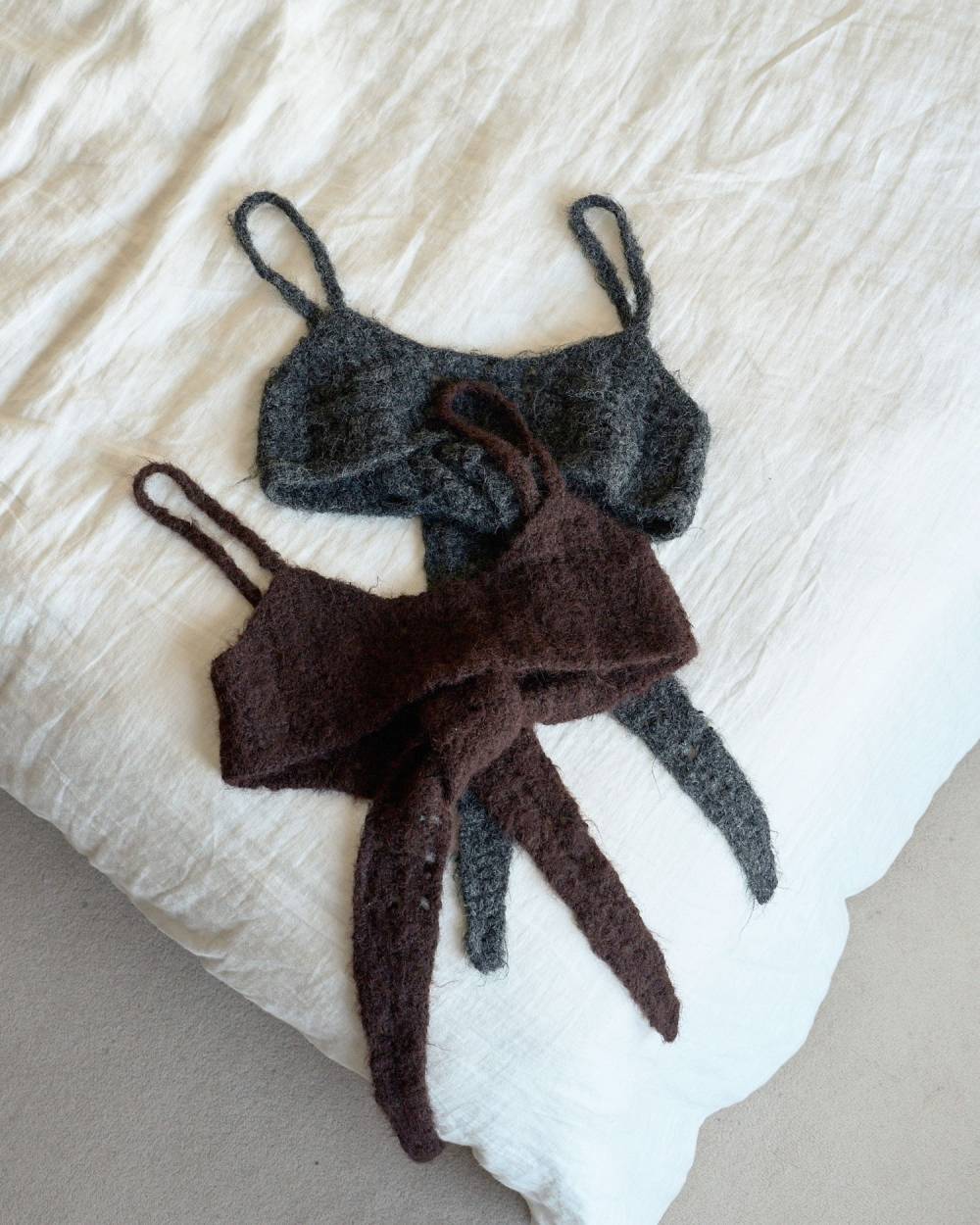 Crochet Knit Bustier Crochet Knit Bustier,クロシェ ニット ビスチェ,62620510,トップス,ビスチェ,ニットビスチェ,ànuke,アンヌーク,lifes,ライフズ,26ss,26fall,26aw