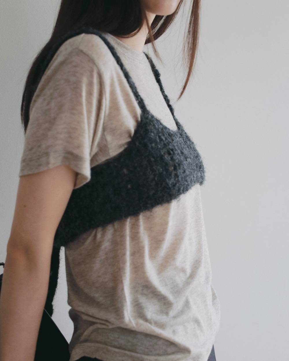 Crochet Knit Bustier Crochet Knit Bustier,クロシェ ニット ビスチェ,62620510,トップス,ビスチェ,ニットビスチェ,ànuke,アンヌーク,lifes,ライフズ,26ss,26fall,26aw