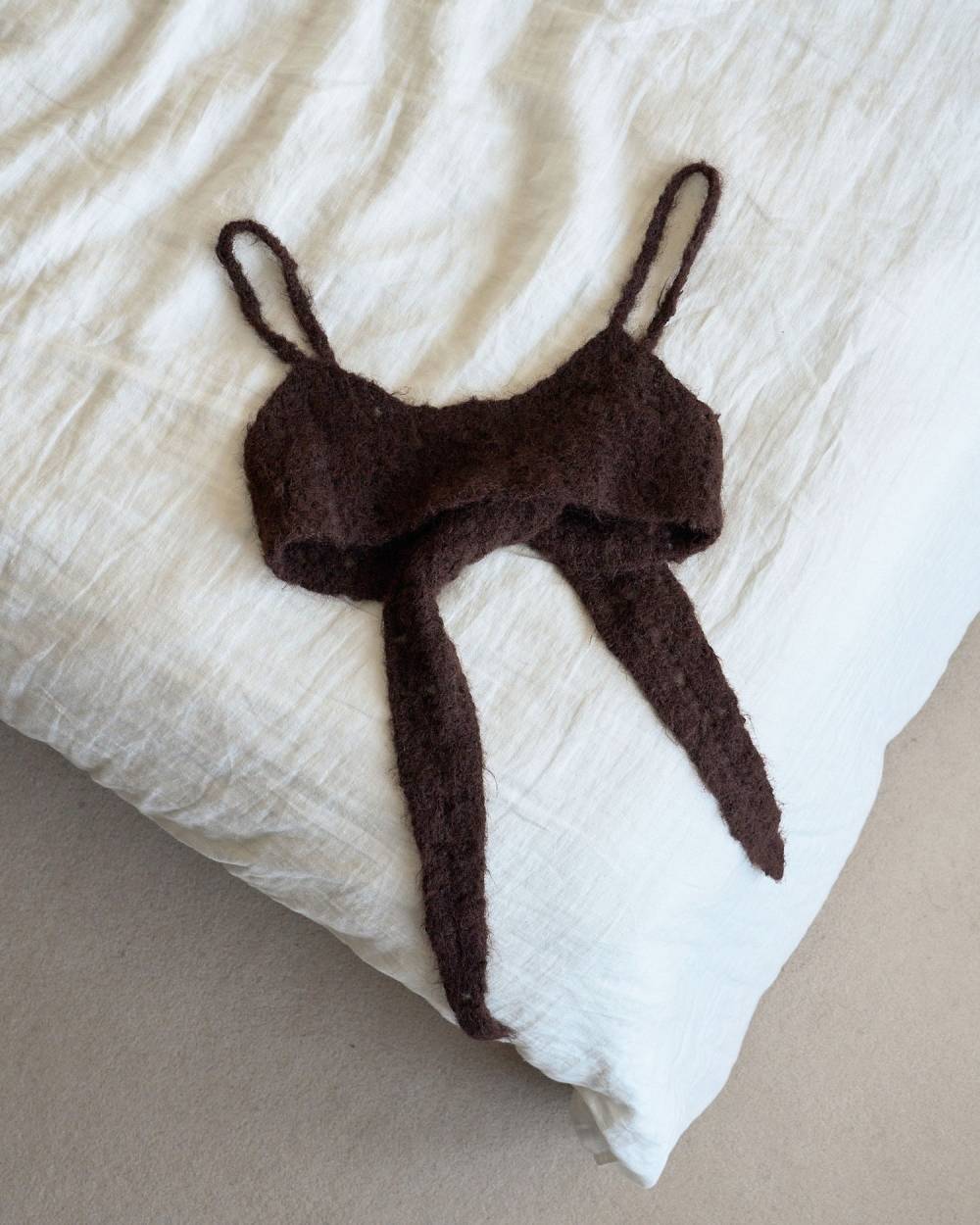 Crochet Knit Bustier Crochet Knit Bustier,クロシェ ニット ビスチェ,62620510,トップス,ビスチェ,ニットビスチェ,ànuke,アンヌーク,lifes,ライフズ,26ss,26fall,26aw