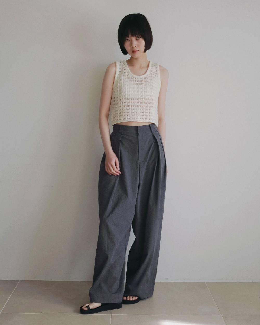 Pattern Knit Tanktop Pattern Knit Tanktop,パターン ニット タンクトップ,62620511,トップス,タンクトップ,タンク,ニット,ニットトップス,モヘア混,ànuke,アンヌーク,lifes,ライフズ,26ss,26fall,26aw