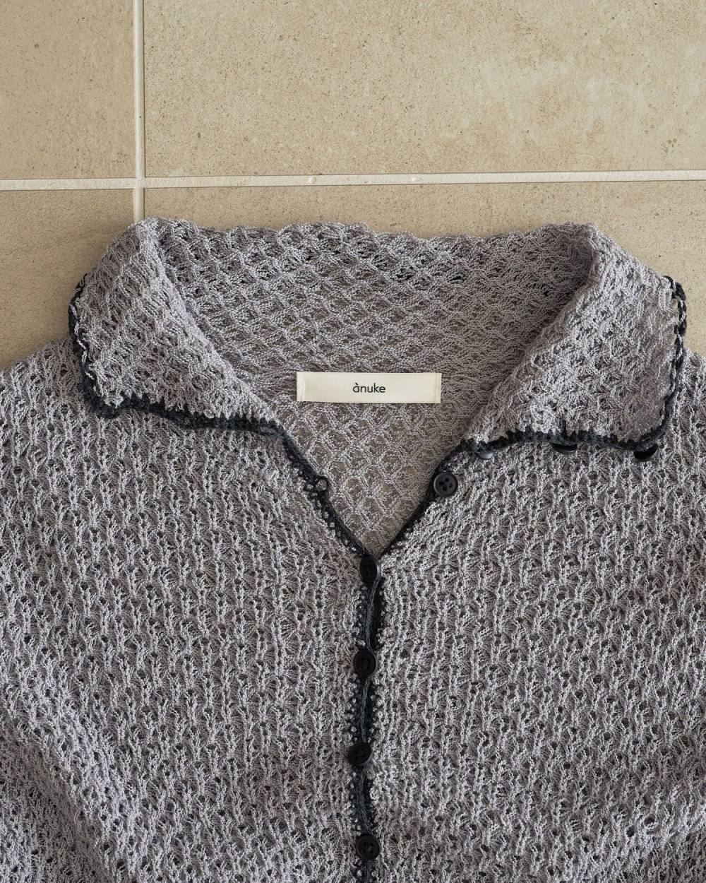 Piping Scarf Knit Piping Scarf Knit,パイピング スカーフ ニット,62620514,トップス,ニット,ニットトップス,ànuke,アンヌーク,lifes,ライフズ,26ss,26fall,26aw