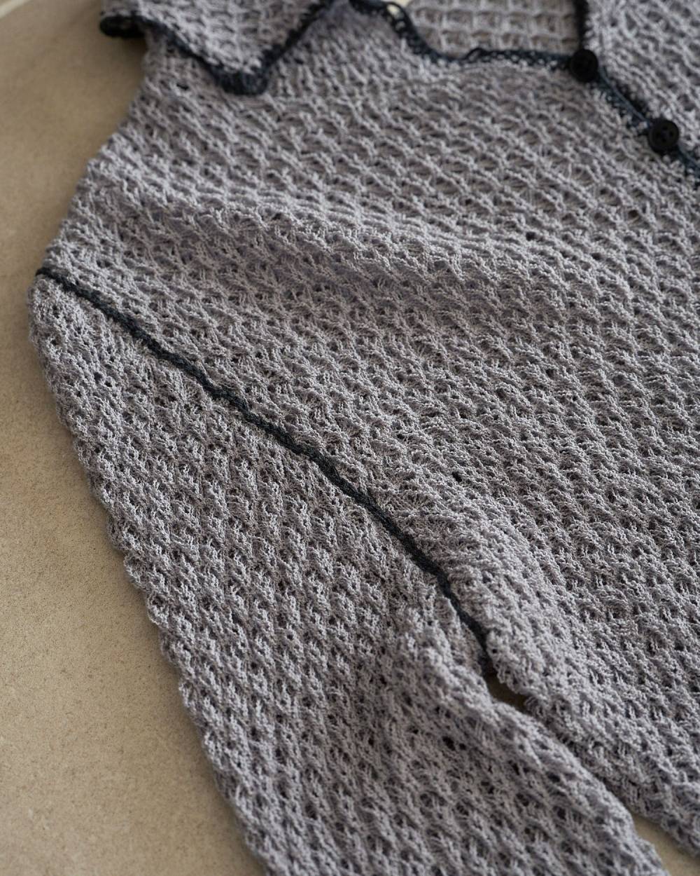 Piping Scarf Knit Piping Scarf Knit,パイピング スカーフ ニット,62620514,トップス,ニット,ニットトップス,ànuke,アンヌーク,lifes,ライフズ,26ss,26fall,26aw