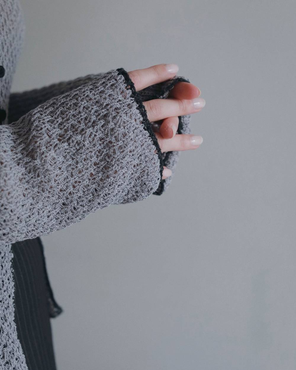 Piping Scarf Knit Piping Scarf Knit,パイピング スカーフ ニット,62620514,トップス,ニット,ニットトップス,ànuke,アンヌーク,lifes,ライフズ,26ss,26fall,26aw