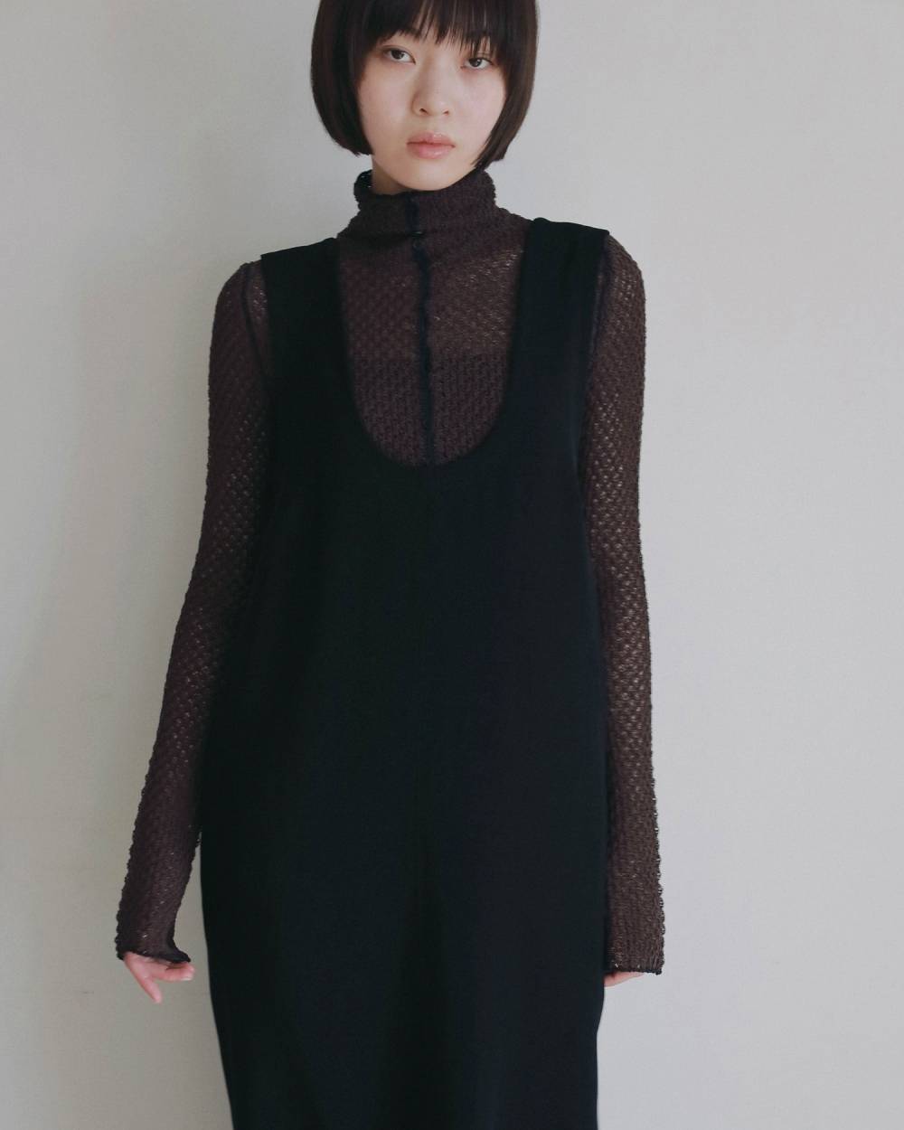 Piping Scarf Knit Piping Scarf Knit,パイピング スカーフ ニット,62620514,トップス,ニット,ニットトップス,ànuke,アンヌーク,lifes,ライフズ,26ss,26fall,26aw