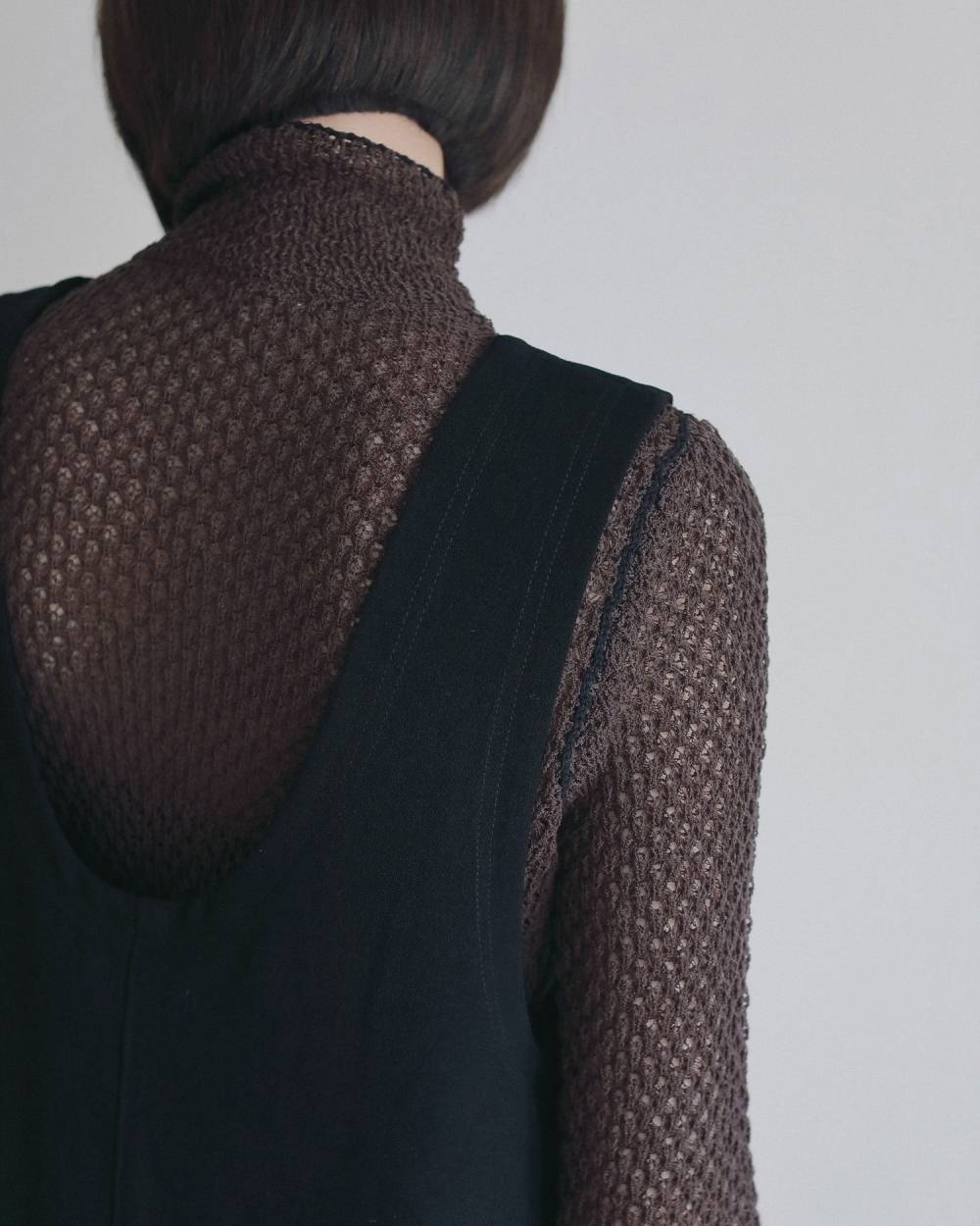Piping Scarf Knit Piping Scarf Knit,パイピング スカーフ ニット,62620514,トップス,ニット,ニットトップス,ànuke,アンヌーク,lifes,ライフズ,26ss,26fall,26aw