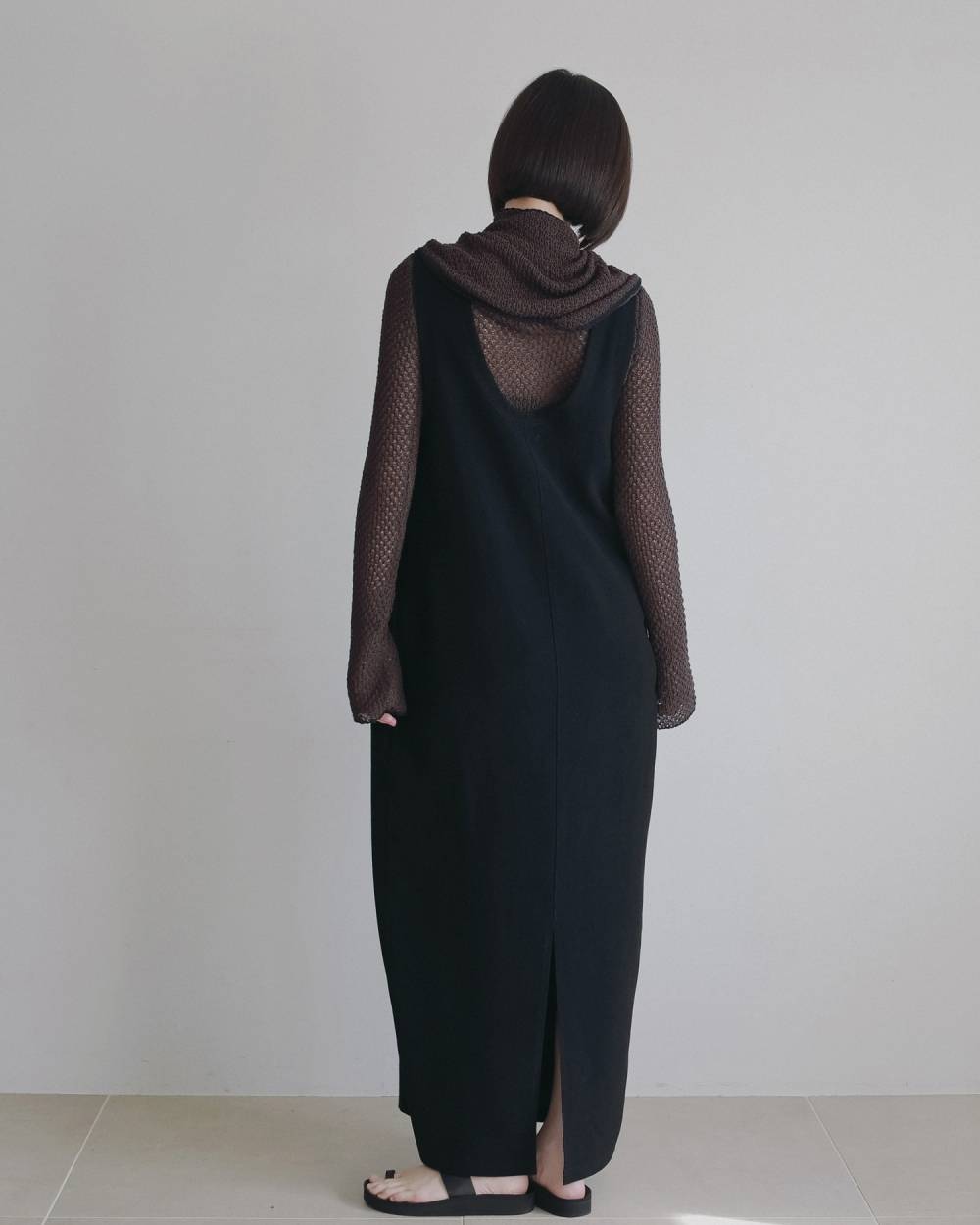 Piping Scarf Knit Piping Scarf Knit,パイピング スカーフ ニット,62620514,トップス,ニット,ニットトップス,ànuke,アンヌーク,lifes,ライフズ,26ss,26fall,26aw