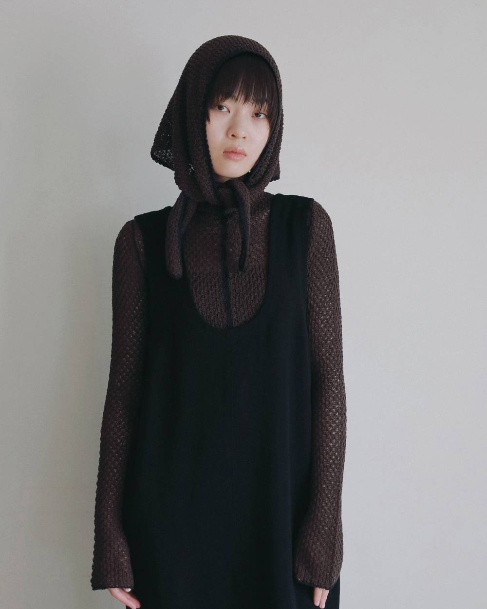 Piping Scarf Knit Piping Scarf Knit,パイピング スカーフ ニット,62620514,トップス,ニット,ニットトップス,ànuke,アンヌーク,lifes,ライフズ,26ss,26fall,26aw