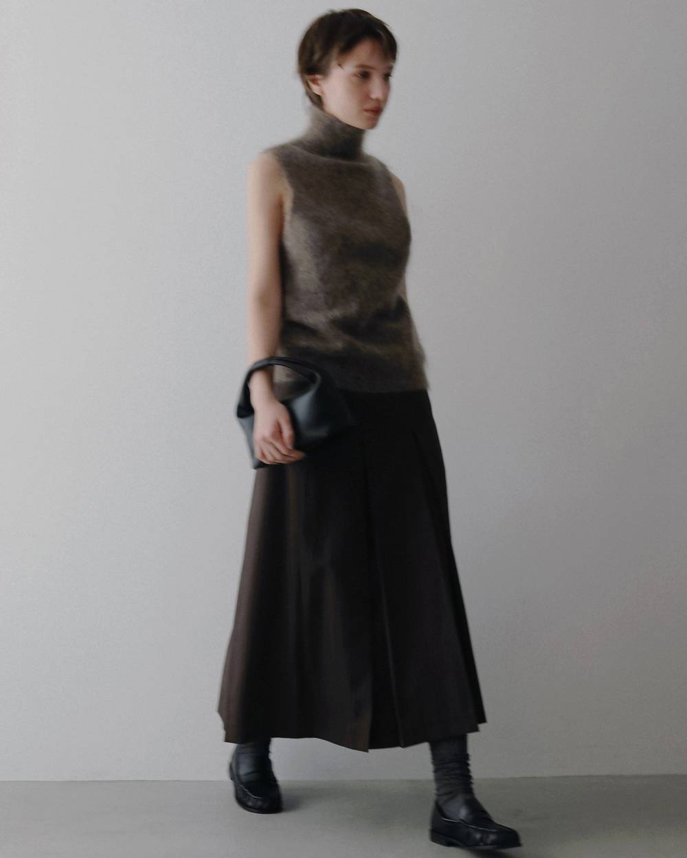 Sleeveless Mohair Knit Sleeveless Mohair Knit,スリーブレス モヘア ニット,62620520,トップス,ニット,ニットトップス,ノースリ,ノースリーブ,ハイネック,ànuke,アンヌーク,lifes,ライフズ,26ss,26fall,26aw