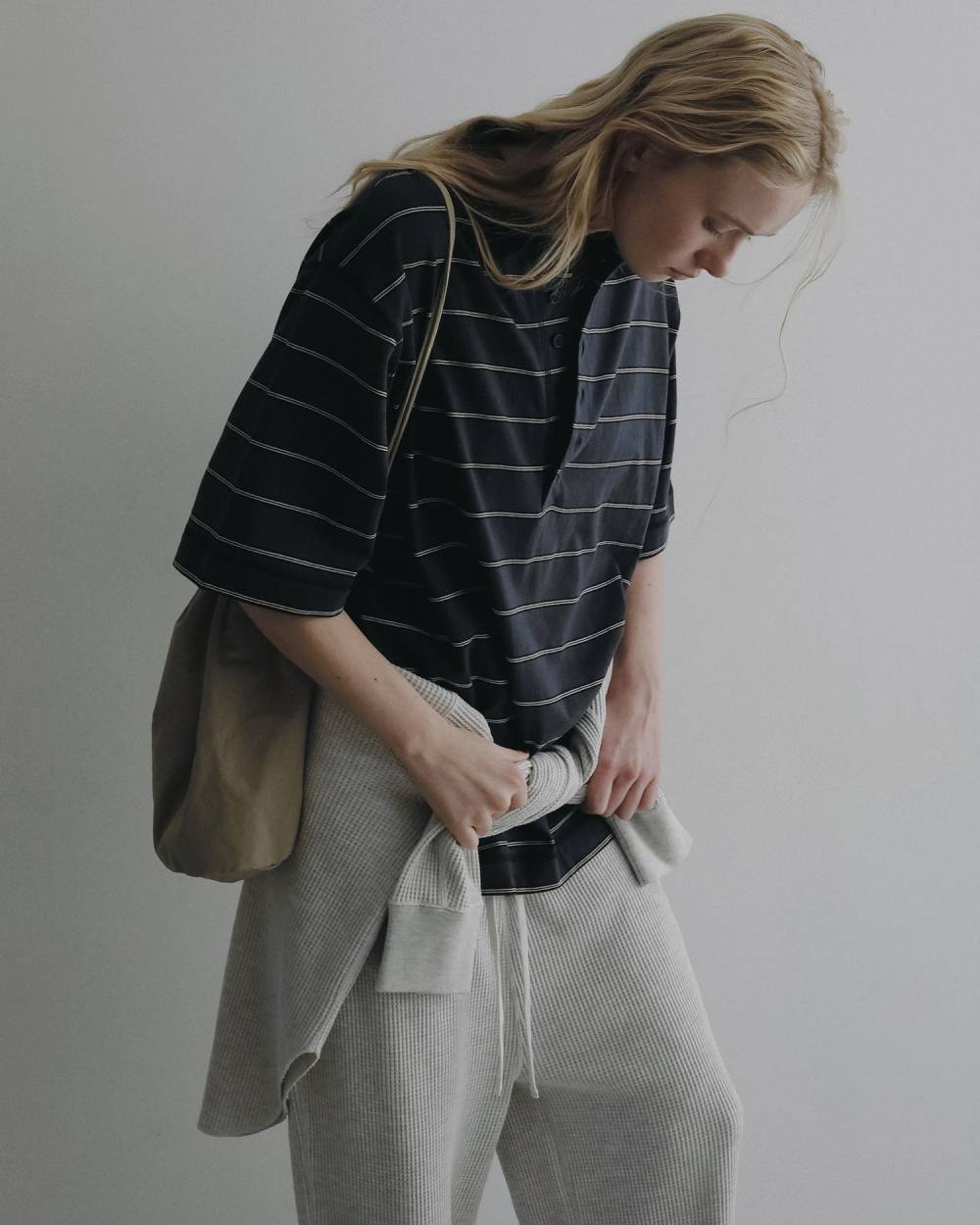 Waffle Loose Henleytops Waffle Loose Henleytops,ワッフル ルーズ ヘンリートップス,62620605,トップス,オーバートップス,ànuke,アンヌーク,lifes,ライフズ,26ss,26fall,26aw