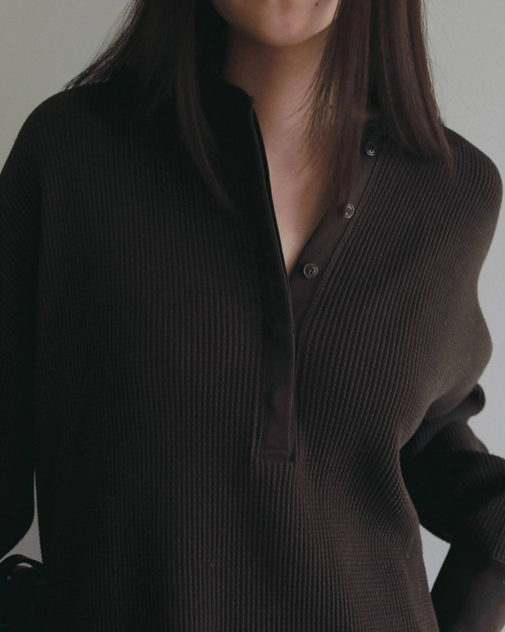 Waffle Loose Henleytops Waffle Loose Henleytops,ワッフル ルーズ ヘンリートップス,62620605,トップス,オーバートップス,ànuke,アンヌーク,lifes,ライフズ,26ss,26fall,26aw