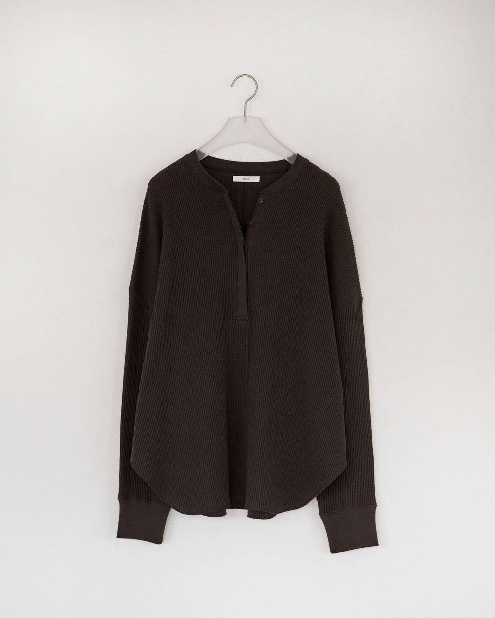 Waffle Loose Henleytops Waffle Loose Henleytops,ワッフル ルーズ ヘンリートップス,62620605,トップス,オーバートップス,ànuke,アンヌーク,lifes,ライフズ,26ss,26fall,26aw