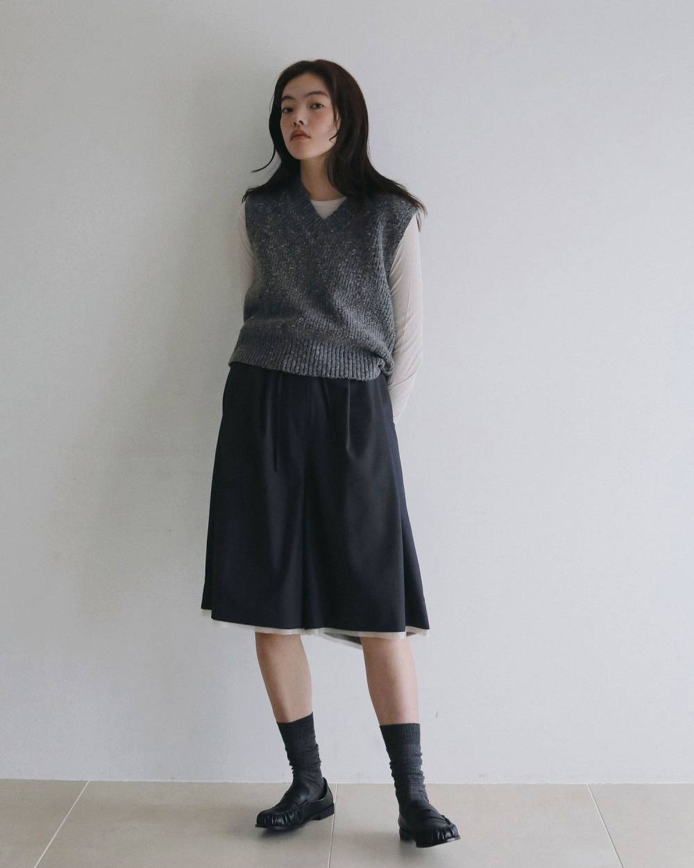 Gather Compact Tops Gather Compact Tops,ギャザー コンパクト トップス,62620608,トップス,薄手,カットソー,ànuke,アンヌーク,lifes,ライフズ,26ss,26fall,26aw