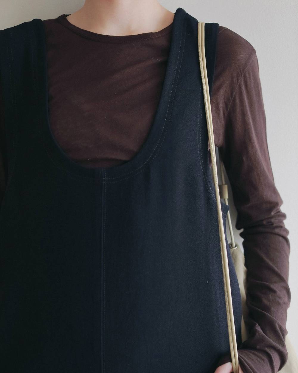 Gather Compact Tops Gather Compact Tops,ギャザー コンパクト トップス,62620608,トップス,薄手,カットソー,ànuke,アンヌーク,lifes,ライフズ,26ss,26fall,26aw