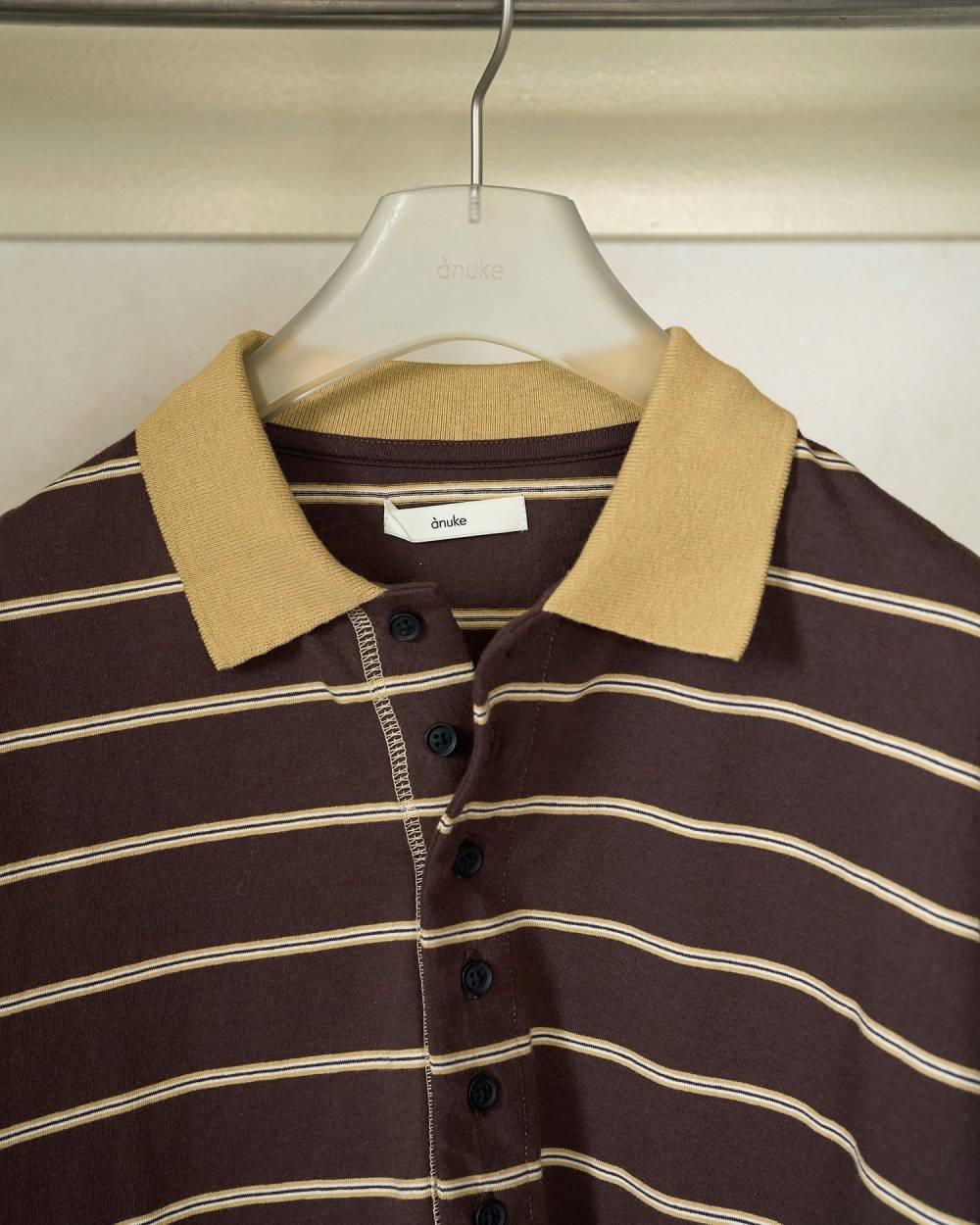 Border Loose Polotops Border Loose Polotops,ボーダー ルーズ ポロトップス,62620613,トップス,ポロトップス,ボーダー,柄,ànuke,アンヌーク,lifes,ライフズ,26ss,26fall,26aw