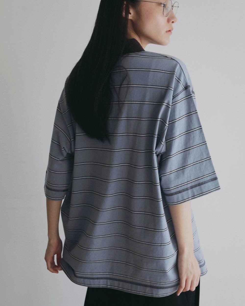 Border Loose Polotops Border Loose Polotops,ボーダー ルーズ ポロトップス,62620613,トップス,ポロトップス,ボーダー,柄,ànuke,アンヌーク,lifes,ライフズ,26ss,26fall,26aw