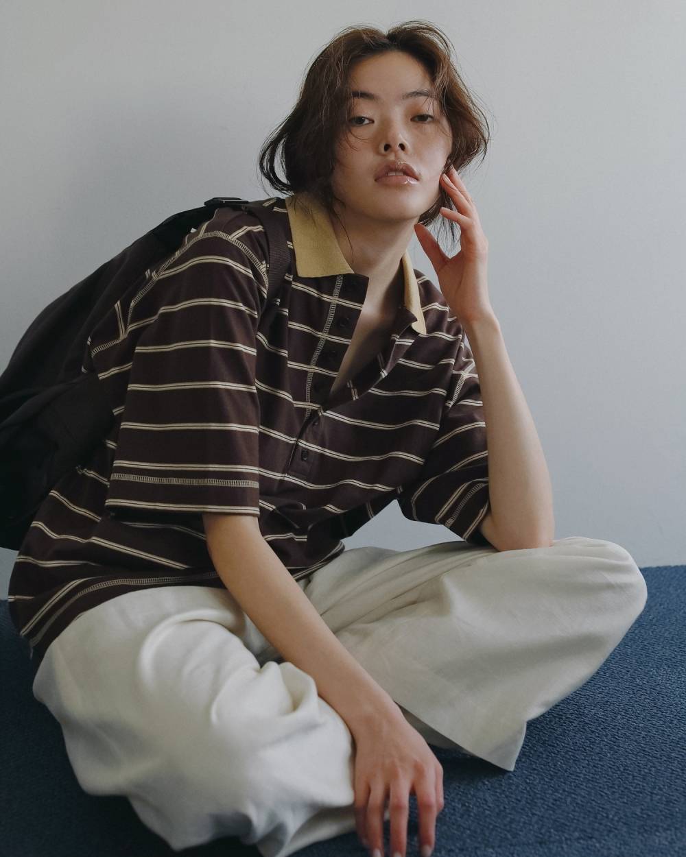 Border Loose Polotops Border Loose Polotops,ボーダー ルーズ ポロトップス,62620613,トップス,ポロトップス,ボーダー,柄,ànuke,アンヌーク,lifes,ライフズ,26ss,26fall,26aw