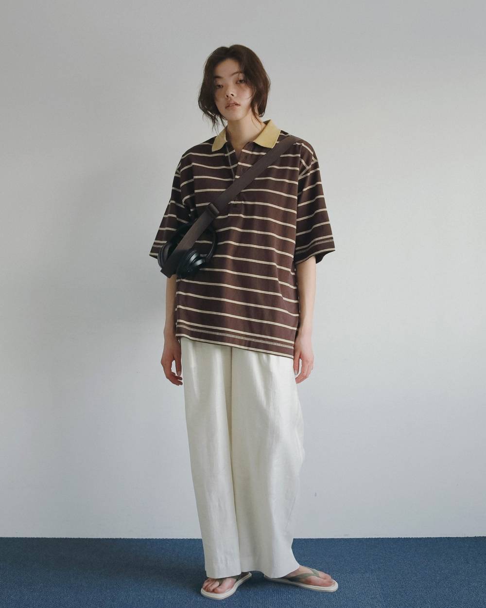 Border Loose Polotops Border Loose Polotops,ボーダー ルーズ ポロトップス,62620613,トップス,ポロトップス,ボーダー,柄,ànuke,アンヌーク,lifes,ライフズ,26ss,26fall,26aw