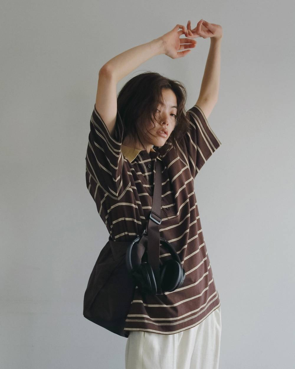 Border Loose Polotops Border Loose Polotops,ボーダー ルーズ ポロトップス,62620613,トップス,ポロトップス,ボーダー,柄,ànuke,アンヌーク,lifes,ライフズ,26ss,26fall,26aw