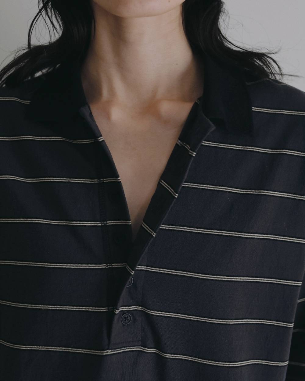 Border Loose Polotops Border Loose Polotops,ボーダー ルーズ ポロトップス,62620613,トップス,ポロトップス,ボーダー,柄,ànuke,アンヌーク,lifes,ライフズ,26ss,26fall,26aw