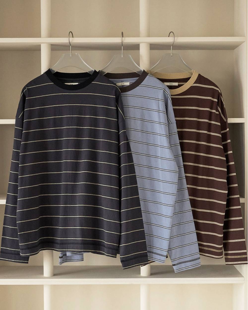 Border Loose Long T-shirts Border Loose Long T-shirts,ボーダー ルーズ ロング Tシャツ,62620620,トップス,Tシャツ,ロンT,ボーダー,柄,ànuke,アンヌーク,lifes,ライフズ,26ss,26fall,26aw