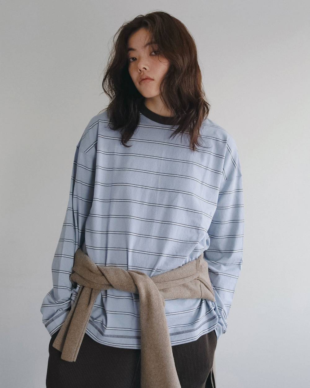 Border Loose Long T-shirts Border Loose Long T-shirts,ボーダー ルーズ ロング Tシャツ,62620620,トップス,Tシャツ,ロンT,ボーダー,柄,ànuke,アンヌーク,lifes,ライフズ,26ss,26fall,26aw