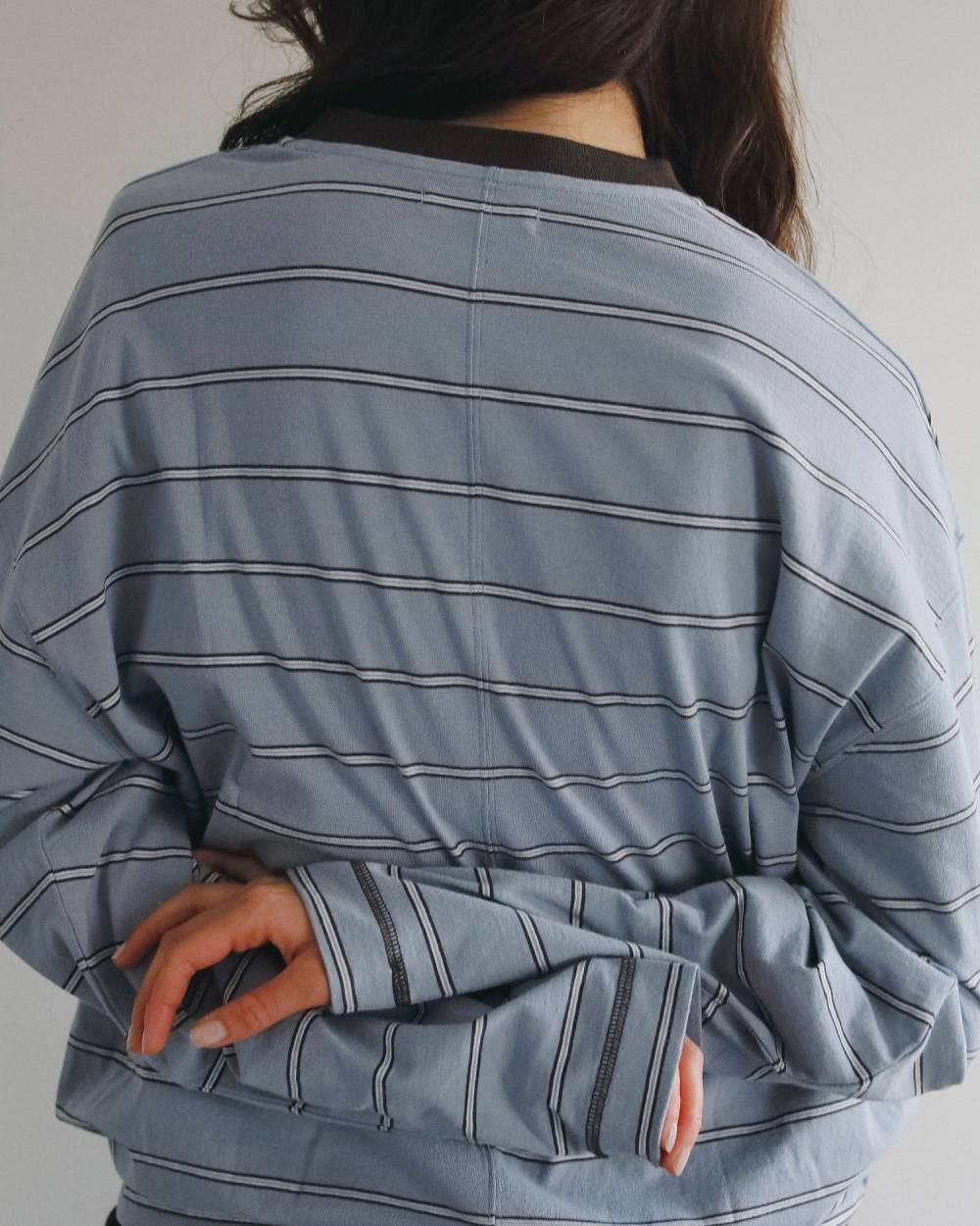 Border Loose Long T-shirts Border Loose Long T-shirts,ボーダー ルーズ ロング Tシャツ,62620620,トップス,Tシャツ,ロンT,ボーダー,柄,ànuke,アンヌーク,lifes,ライフズ,26ss,26fall,26aw