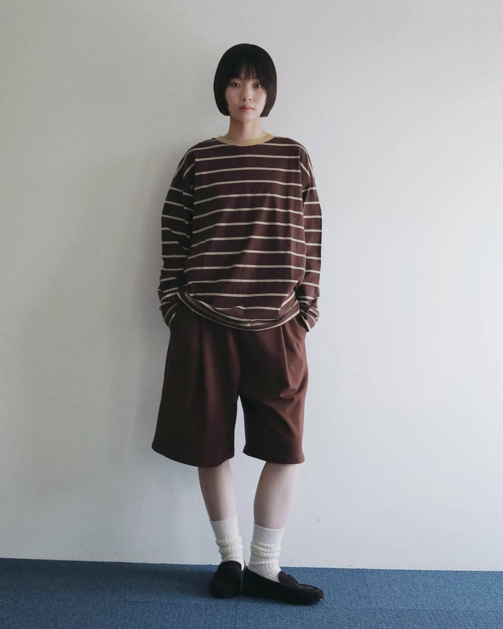 Border Loose Long T-shirts Border Loose Long T-shirts,ボーダー ルーズ ロング Tシャツ,62620620,トップス,Tシャツ,ロンT,ボーダー,柄,ànuke,アンヌーク,lifes,ライフズ,26ss,26fall,26aw