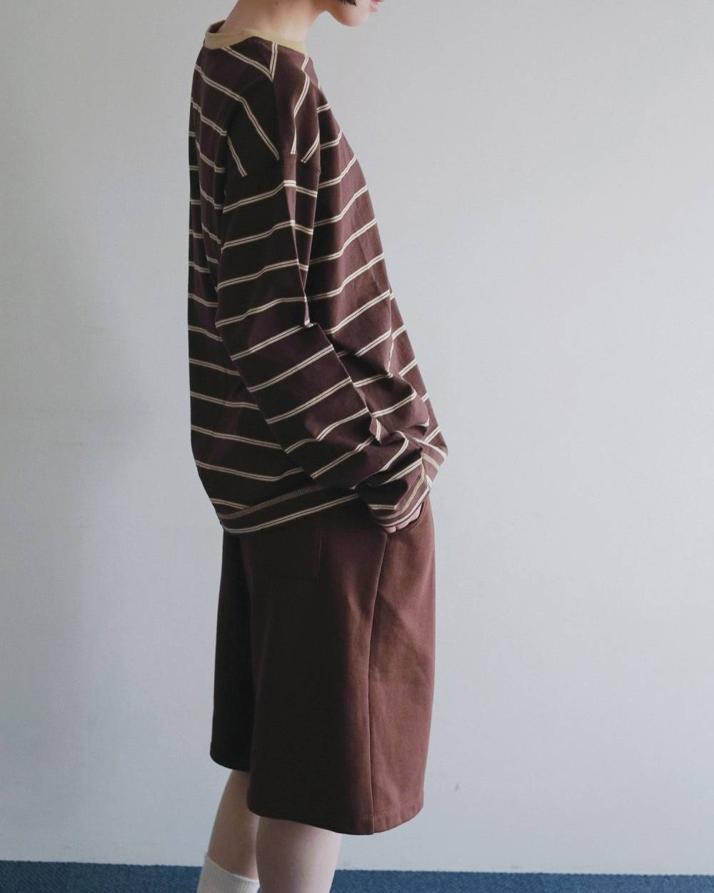 Border Loose Long T-shirts Border Loose Long T-shirts,ボーダー ルーズ ロング Tシャツ,62620620,トップス,Tシャツ,ロンT,ボーダー,柄,ànuke,アンヌーク,lifes,ライフズ,26ss,26fall,26aw