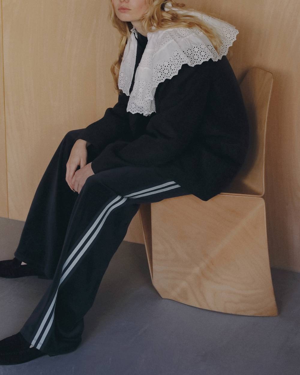 Velour Track Pants Velour Track Pants,ベロア トラック パンツ,62620704,ボトム,パンツ,ワイドパンツ,ànuke,アンヌーク,lifes,ライフズ,26ss,26fall,26aw