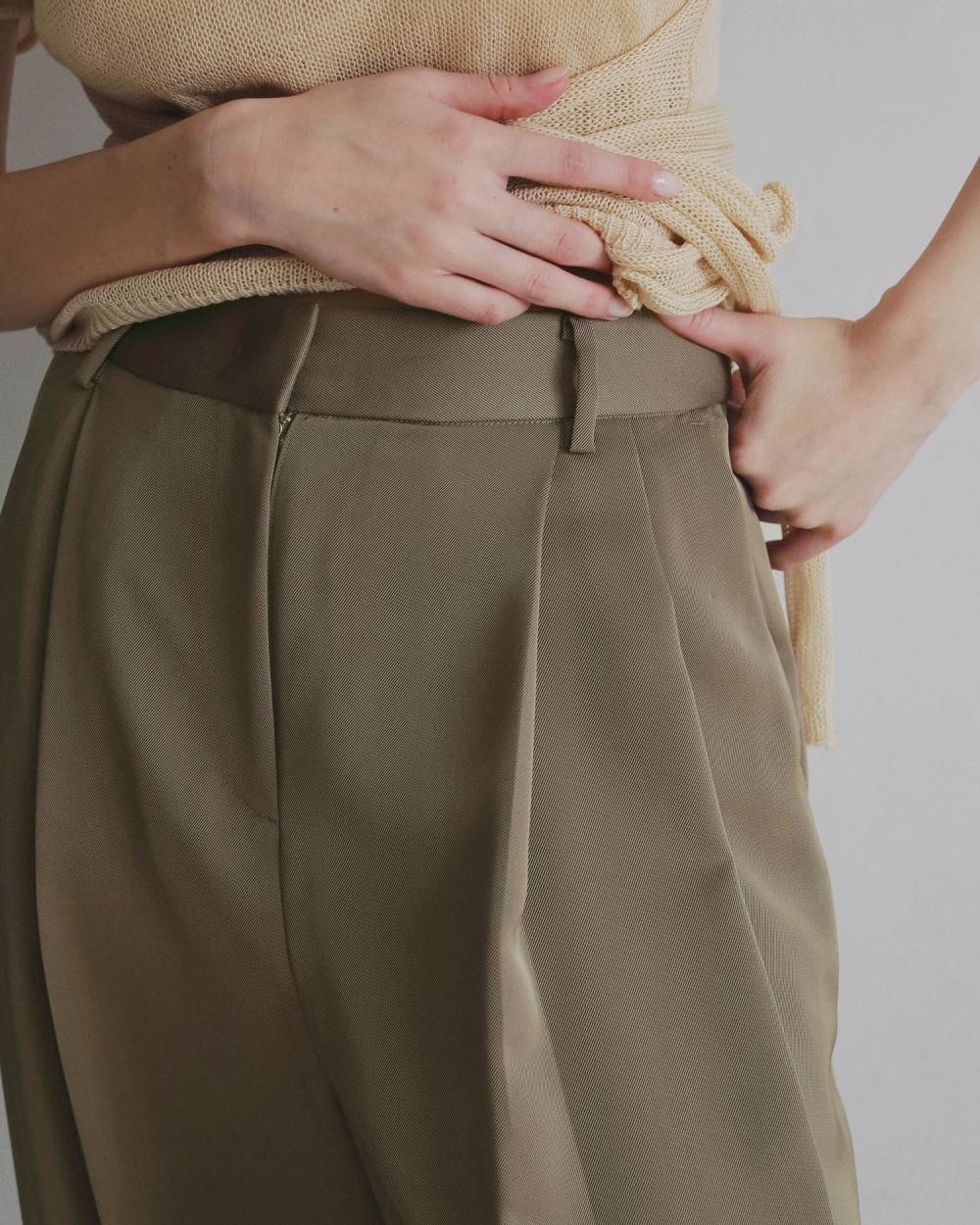 Twill Satin Pants Twill Satin Pants,ツイル サテン パンツ,62620708,ボトム,パンツ,ワイドパンツ,ànuke,アンヌーク,lifes,ライフズ,26ss,26fall,26aw